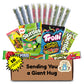 Hangry Kit Sending You A Giant Hug Sour Candy Kit - 16-Piece Variety Pack With All Your Favorite Sour Candy Classics In A 'Sendi