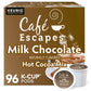 Cafe Escapes Milk Chocolate Hot Cocoa Keurig Single-Serve K-Cup Pods, 96 Count (4 Packs Of 24)