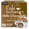 Cafe Escapes Milk Chocolate Hot Cocoa Keurig Single-Serve K-Cup Pods, 96 Count (4 Packs Of 24)