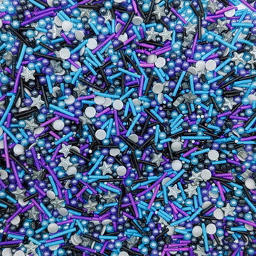 Black Series Sprinkles Candy Mix Size Edible Pearls Cake Decorations Cupcake Toppers Cookie Decorating Perfect For Wedding Party