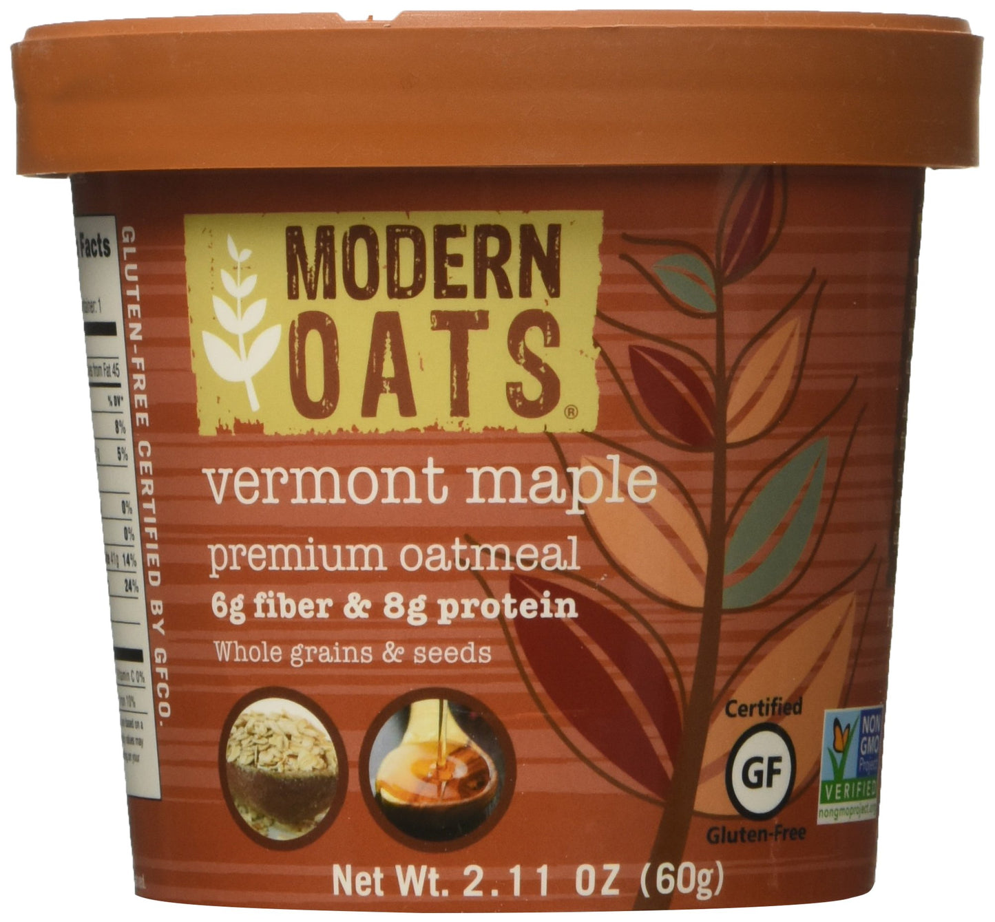 Modern Oats Vermont Maple Premium Oatmeal (Pack Of 12)