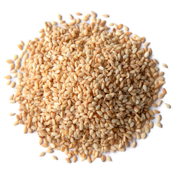 Food To Live Toasted Hulled Sesame Seeds, 2 Pounds - Crunchy And Nutritious Snack, Oven Roasted, Unsalted, No Oil Added, Perfect