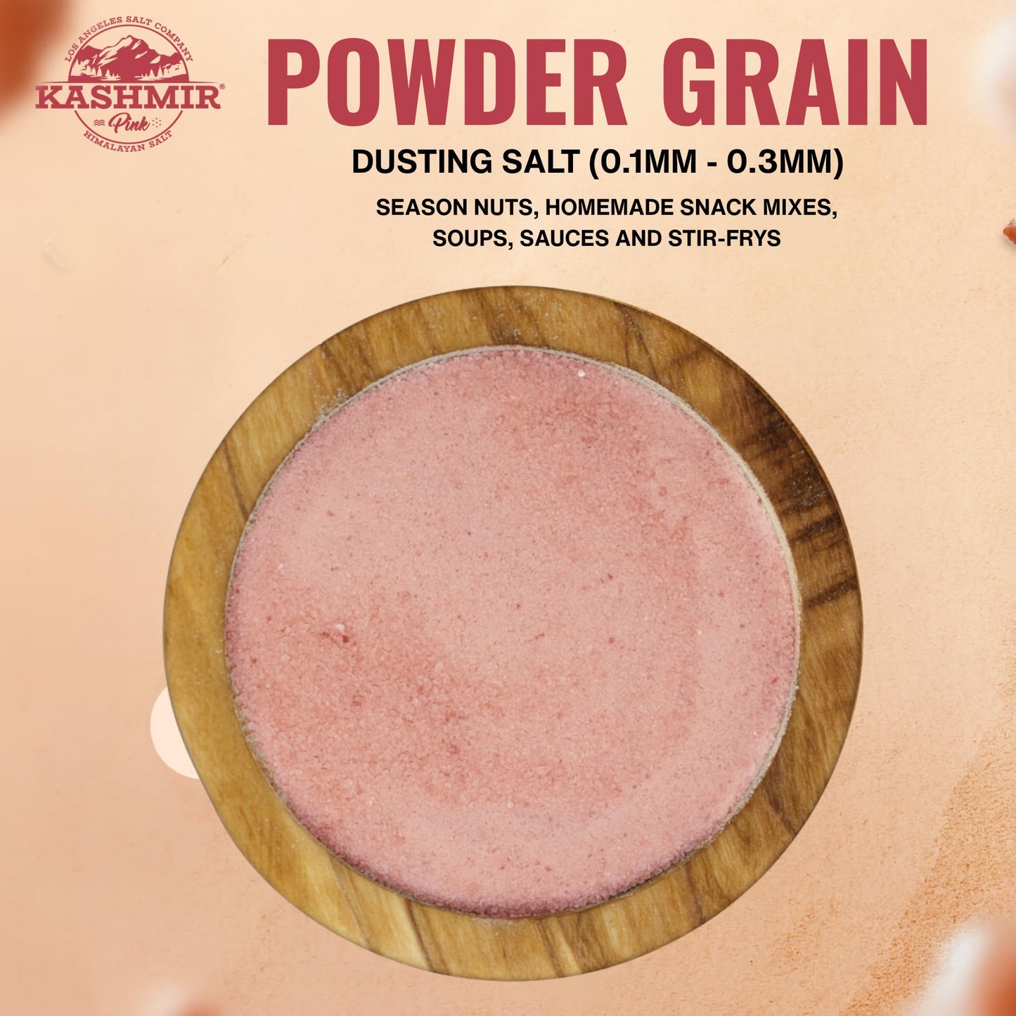 LA SALT CO Pink Himalayan Salt Jar, 2.5 Lbs, 100% Pure, Vegan, Non-GMO, Kosher Certified