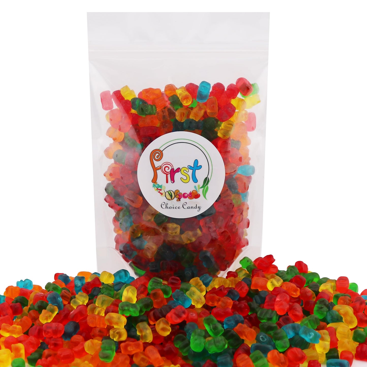 FirstChoiceCandy Mini Gummy Bears, Mix Mini Cubs Gummi (2 Pound)