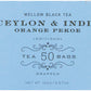 Harney & Sons Orange Pekoe Tea, 50 Count Teabags, Model 16-0066