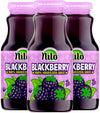 NILO Blackberry Juice | 100% Squeezed Blackberry Mora | NO Sugar added | NON GMO | NOT From Concentrate | 8.45 oz (Pack of 12)