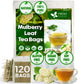 FRESHDRINKUS Premium Mulberry Leaf Tea Bags, 100% Natural, Vegan, 120 Count