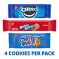 Nabisco Cookies Variety Pack, Oreo, Nutter Butter, Chips Ahoy!, 40 Snack Packs (4 Cookies Per Pack, 4 Boxes)