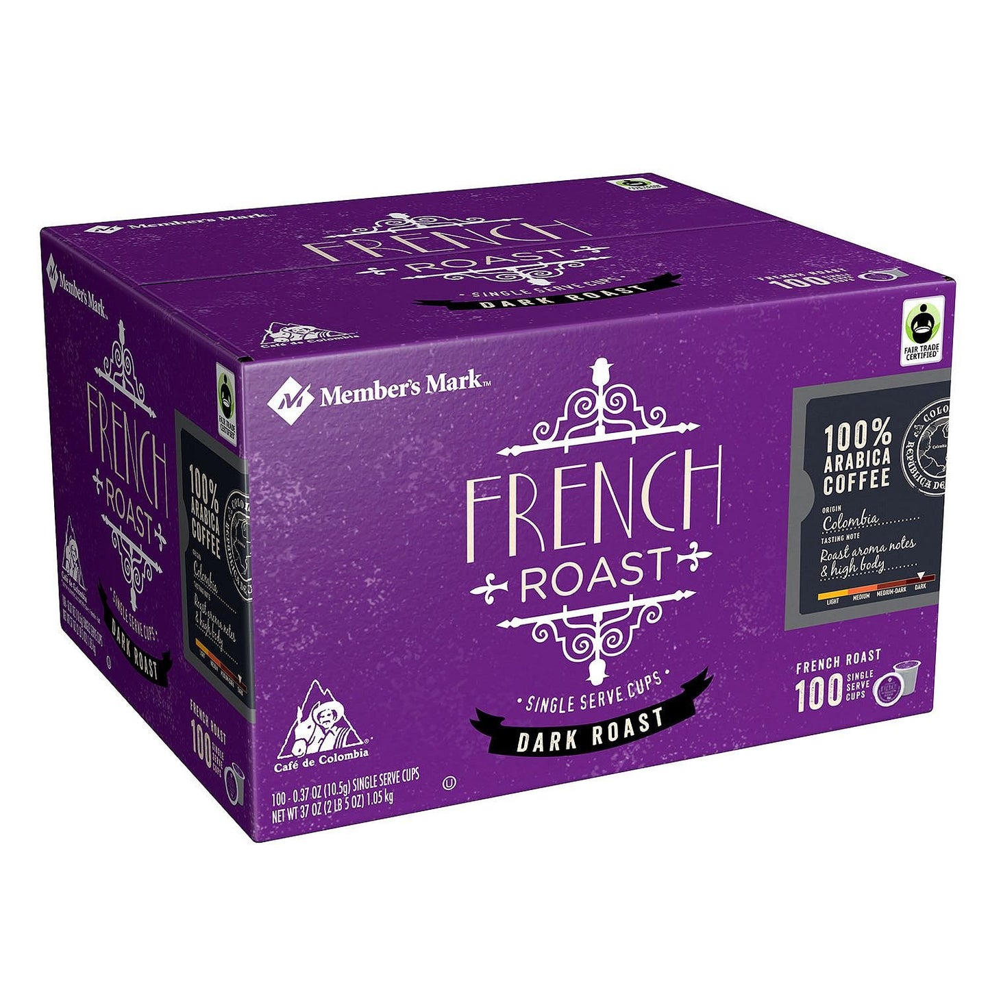 Member'S Mark French Roast Coffee (100 Single-Serve Cups)