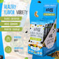 BeanVIVO Plant Based Protein Snacks - Sea Salt Flavor with Dried Edamame, Roasted Cashew and Chickpeas - Non-GMO Crunchy Salad T