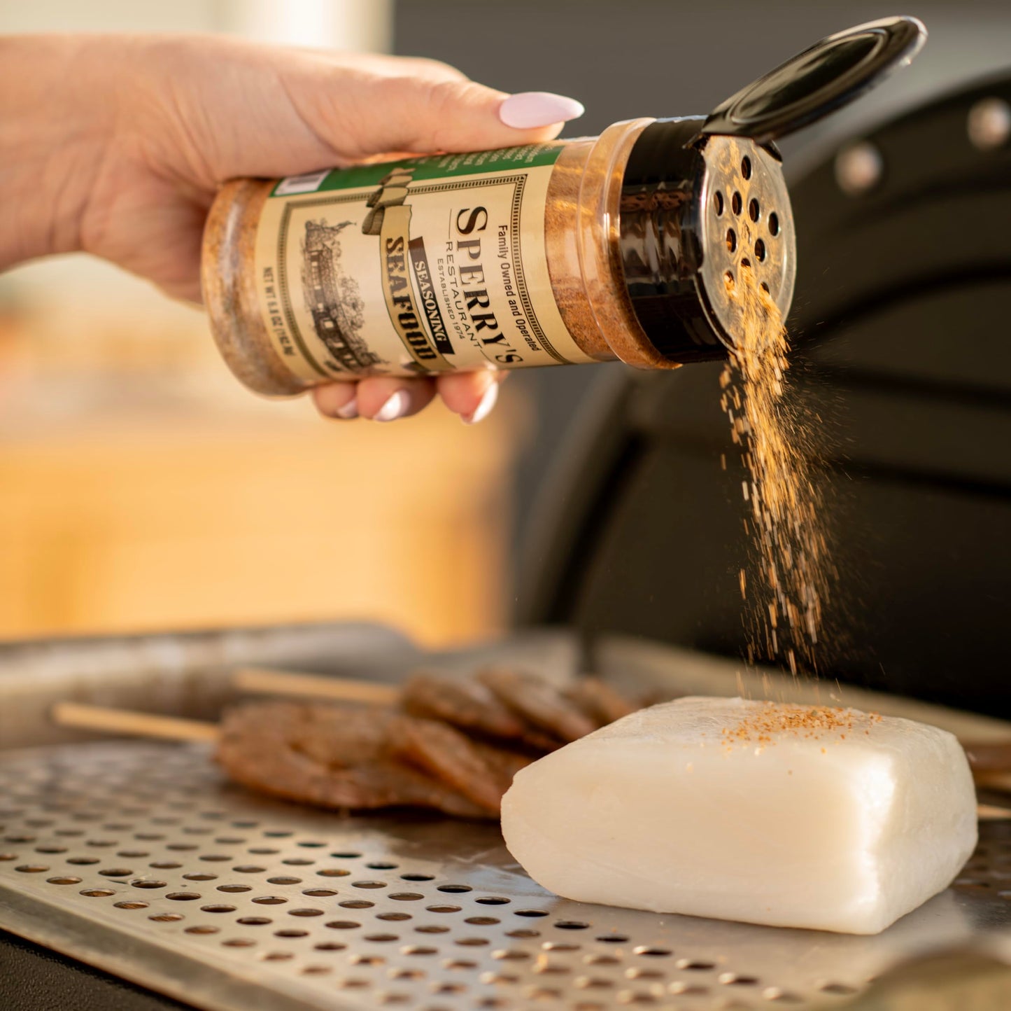 Sperrys Seafood Seasoning - 0.25 Ounce Pack of 4 - Flavorful Seasoning for Fish and Seafood Dishes