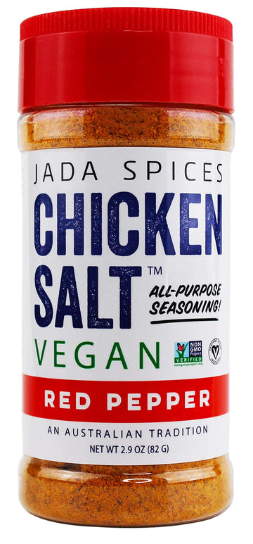 JADA Spices Chicken Salt Spice and Seasoning - Red Pepper Flavor - Very Hot! Vegan, Keto & Paleo Friendly - Perfect for Cooking,
