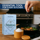 Bamboo Salt Box Cellar Canister Gift Set With Maldon Sea Salt Flakes 8.5 Oz Box - Great For Salts, Spices, Seasonings In Your Gourmet Kitchen By Northward Spirit