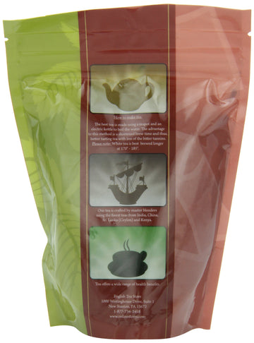 English Tea Store Loose Leaf, Indian Spiced Chai Tea Pouches - 4Oz, 4 Ounce
