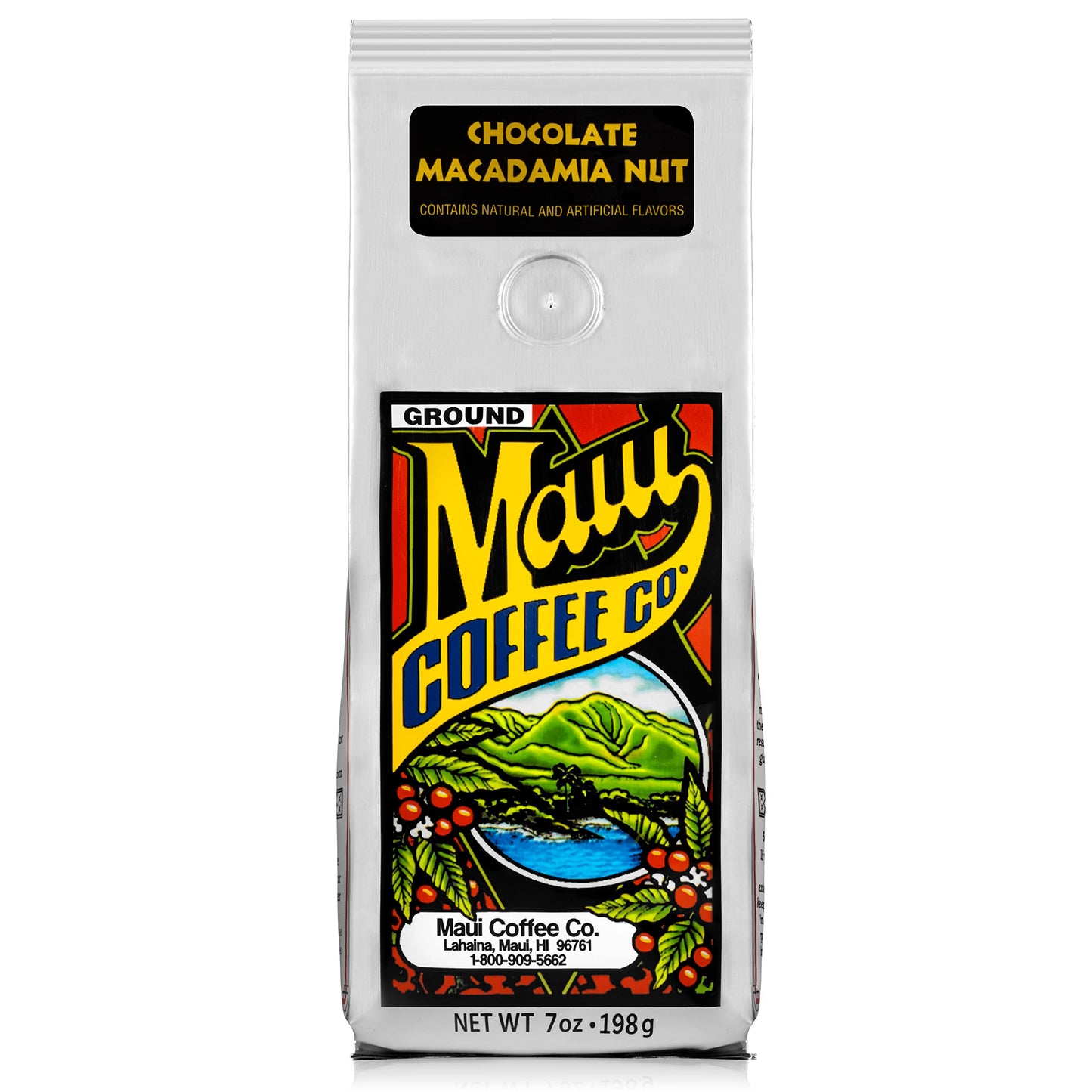 Maui Coffee Co Maui Blend Chocolate Macadamia Nut Coffee - Ground, 7 oz, 1 Count