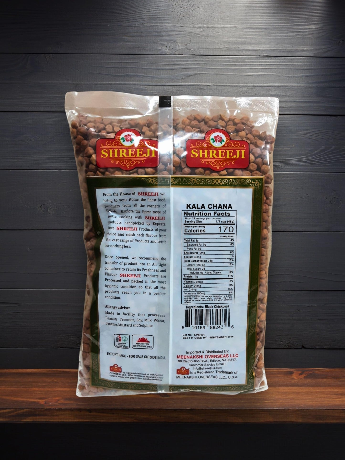 Kala Chana 4Lb (Black Chickpeas)