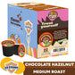 Crazy Cups Decaf Batter Then Hazelnut, Decaffeinated Hazelnut Flavored Coffee Pods, Single Serve Hot Or Iced Medium Roast Coffee