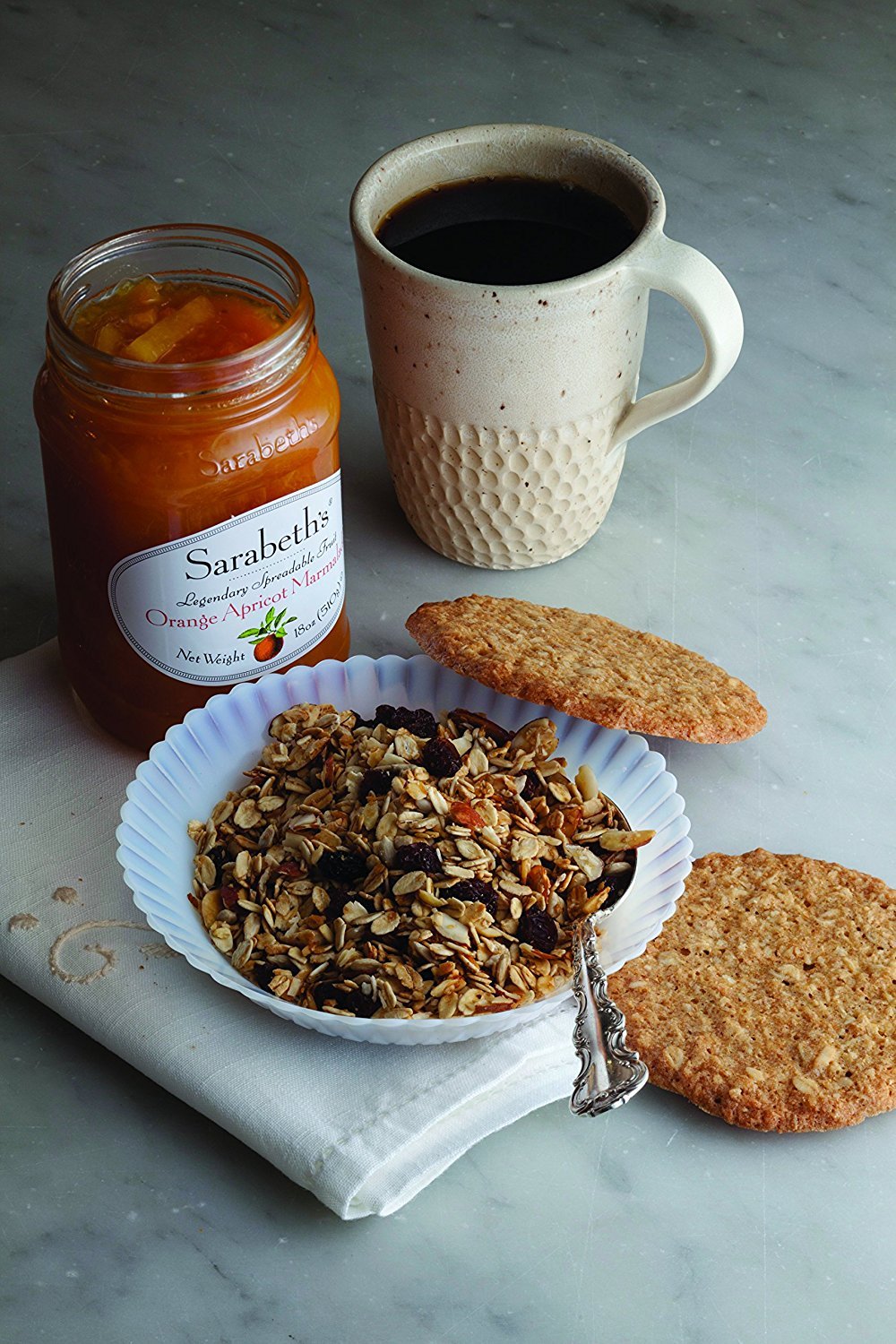 Sarabeths Strawberry Raspberry Spreadable Fruit, 18 oz (Pack of 2), 1.12 lb Total Weight