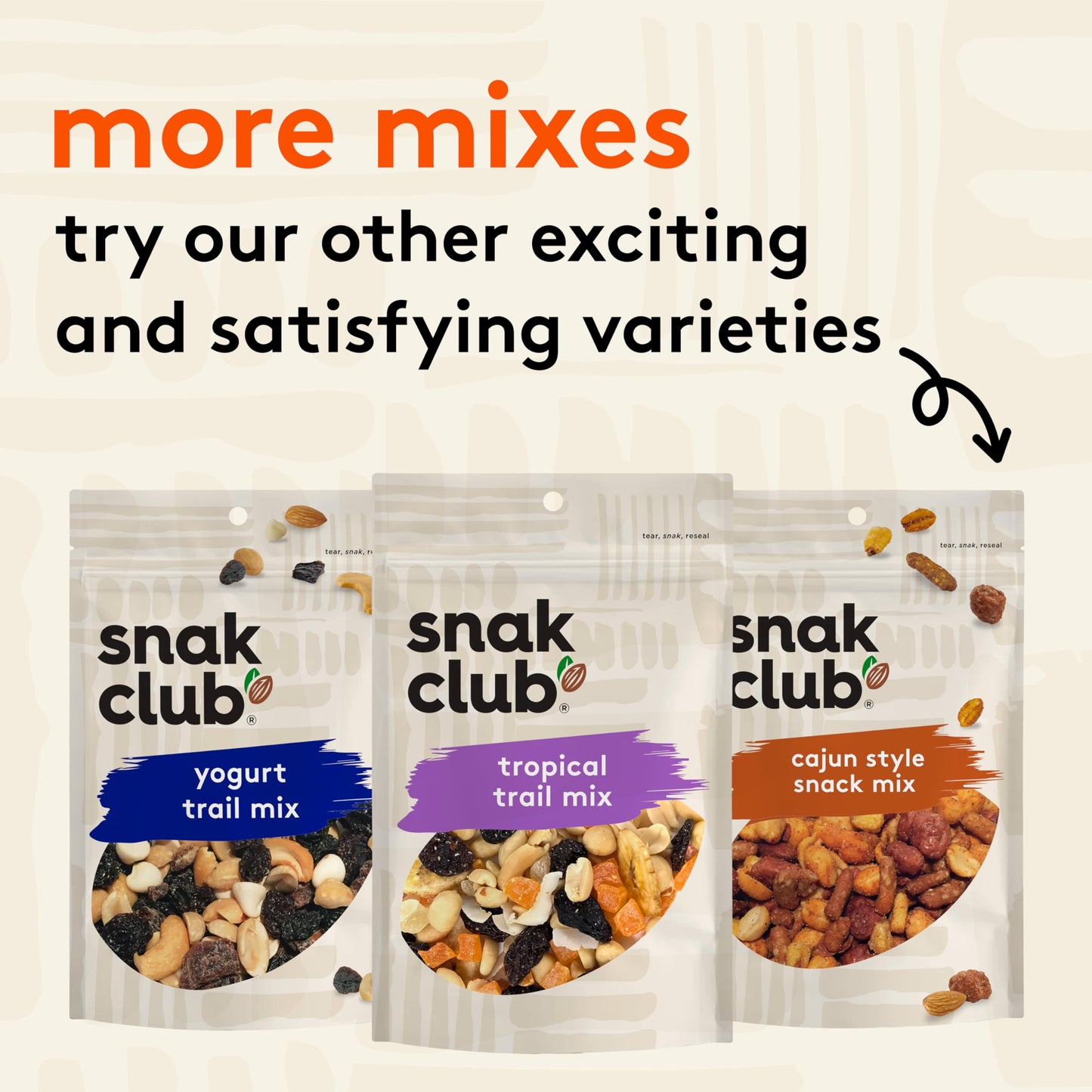 Snak Club Energizer Trail Mix with Roasted Salted Peanuts, Raisins, M&MS Chocolate Candies, Roasted Almonds, Gluten-Free and Kos
