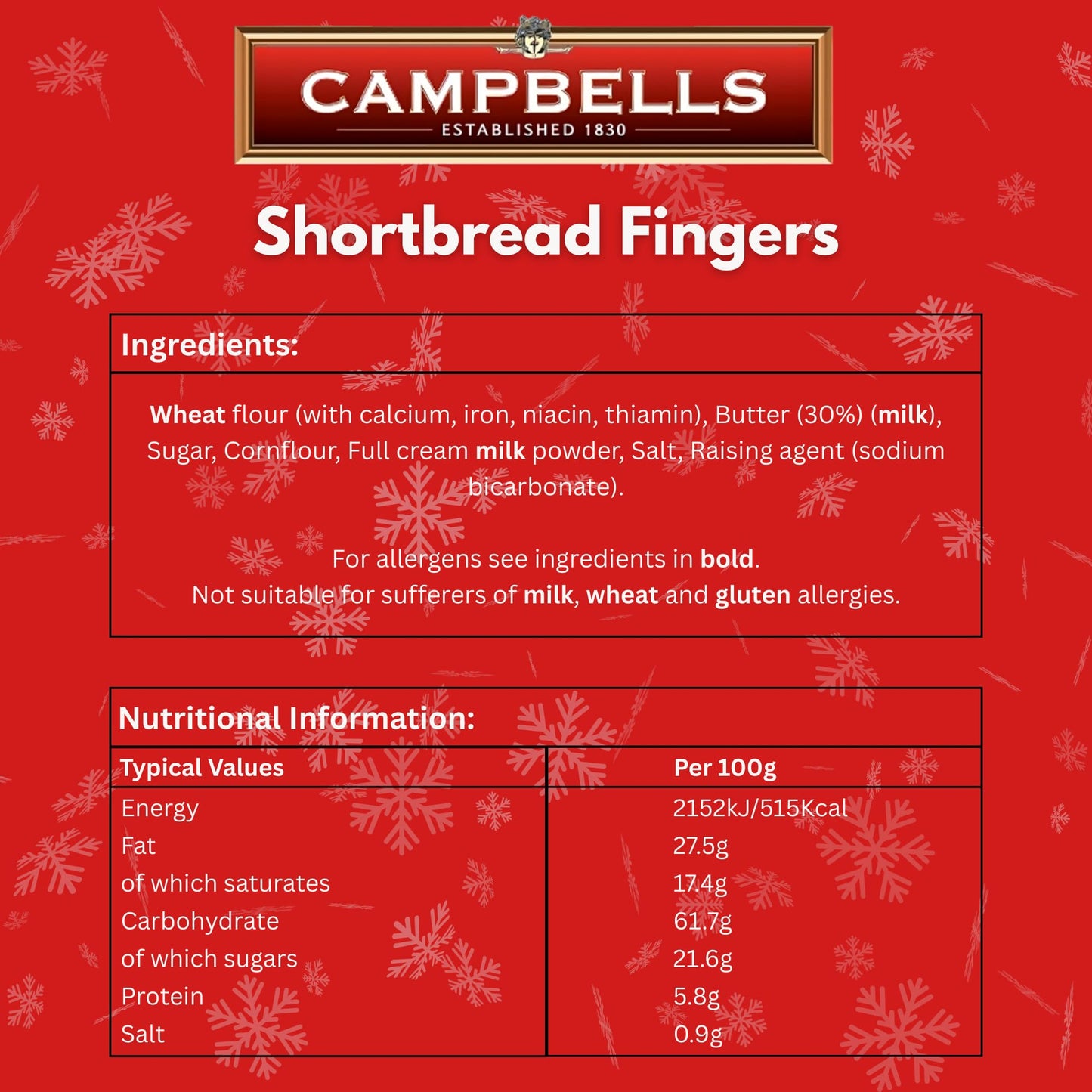Campbells Shortbread Fingers Christmas Tin 3.2 Oz (90g) - Santa & Christmas Tree Decorative Gift Tin  Pure Butter Scottish Shortbread Cookies from Scotland  British Holiday Biscuits & Scottish