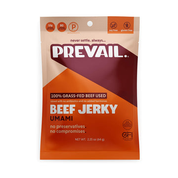 Prevail - Jerky Beef Umami - Case of 8-2.25 OZ (8x2.25 OZ)