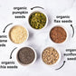 Food to Live Organic Super 5 Seeds Mix, 5 Pounds - A Non-GMO Blend of Flax Seeds, Sesame Seeds, Sunflower Kernels, Pumpkin Kerne