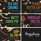 Funky Chunky | Gourmet Chocolate Popcorn Gift Box | Caramel, Nutty Choco Pop, PB Cup, Chip Zel Pop, Choc Prezel Flavors | 5oz Ba