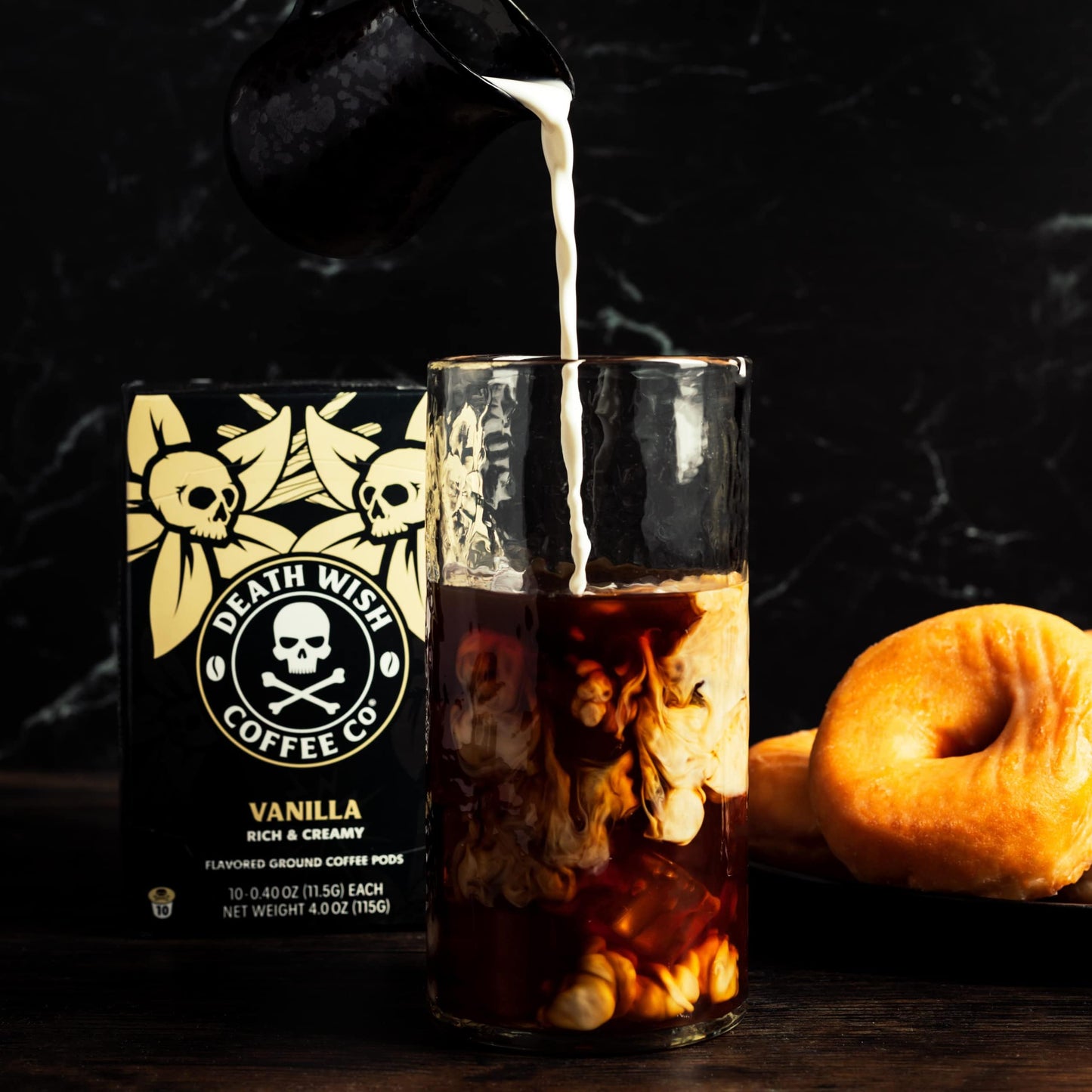 Death Wish Coffee  Vanilla Single Serve Pods (30 Count)