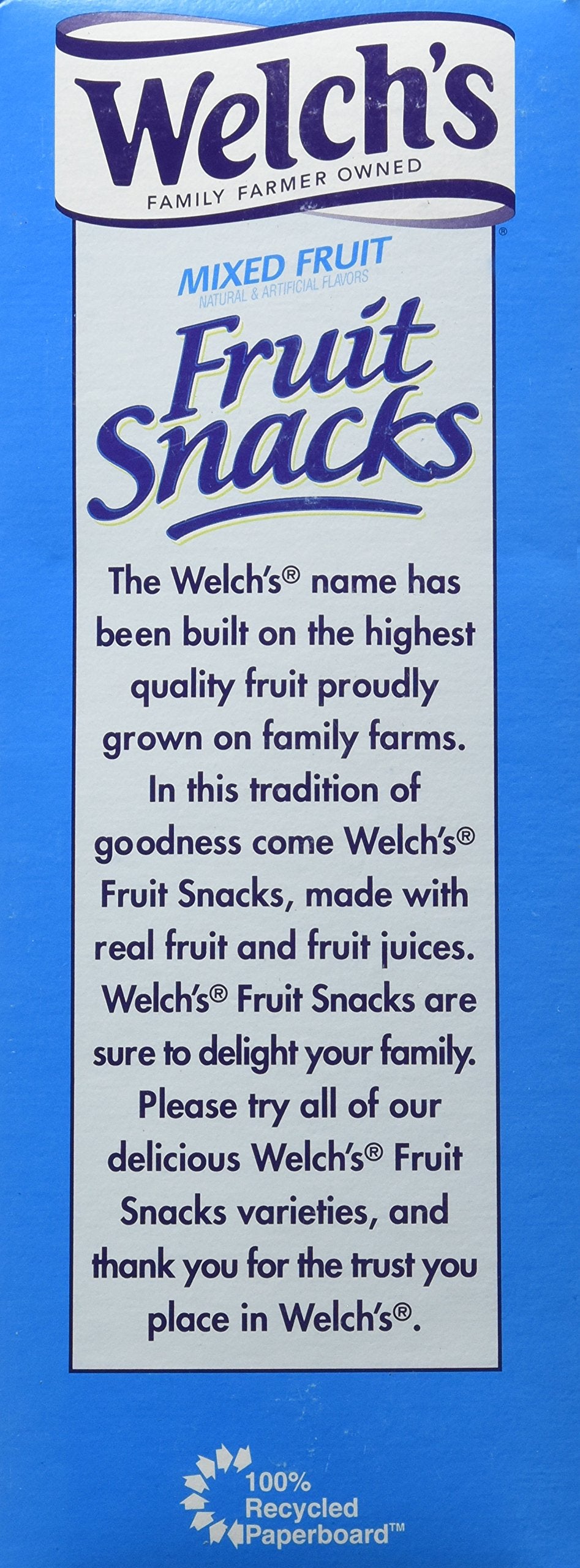 Welch'S Fruit Snacks, Mixed Fruit, Gluten Free, Bulk Pack, 40 Count (Pack Of 6)