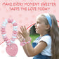 24 Heart Candy Bracelets - 15g Candy Bracelet Individually Wrapped - Heart Shaped Candy - Great for Candy Bags and Party Favors