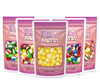 Freeze Dried Candy Variety Pack - Fruit Crunch 5 Pack, Fruit Crunch Original, Wildberry, Sour, Tropical, Lemon 4 Oz (5 Count) -