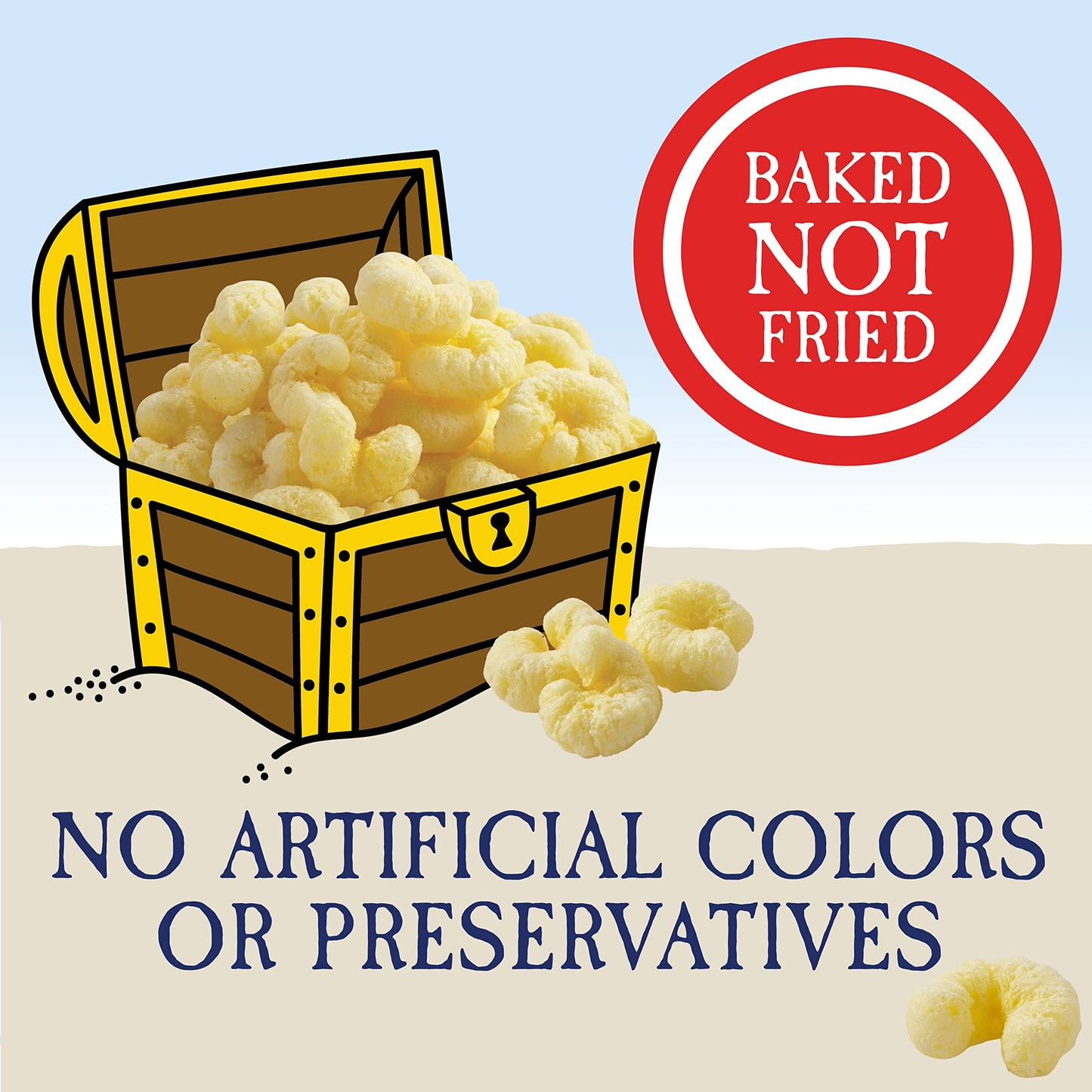 Pirate'S Booty Aged White Cheddar Cheese Puffs, Gluten Free, Halloween, Healthy Kids Snacks, 0.5 Ounce (Pack Of 24)