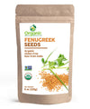Organic Fenugreek Seeds  8 Oz (226G)  Lab Tested For Purity  Resealable Kraft Bag Usda Organics And Non-Gmo Verified Project App