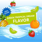 Wylers Light Island Punch, Green Tropical Dream, 10 CT, 18.72 Ounce Pack