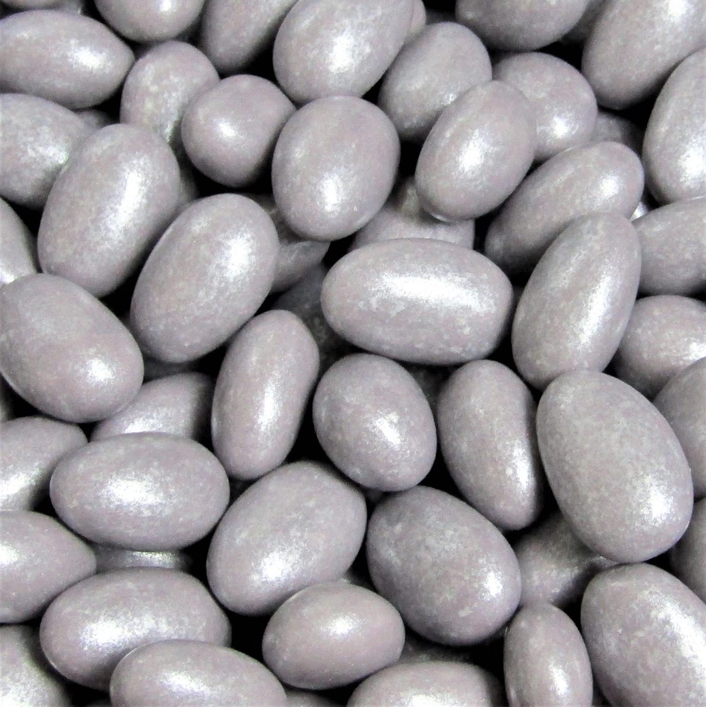 Silver Jordan Almonds By Its Delish, 2 Lbs Bulk | Candied Almond Nut With Sweet Hard Candy Coating - Bulk Wedding Favors And Par