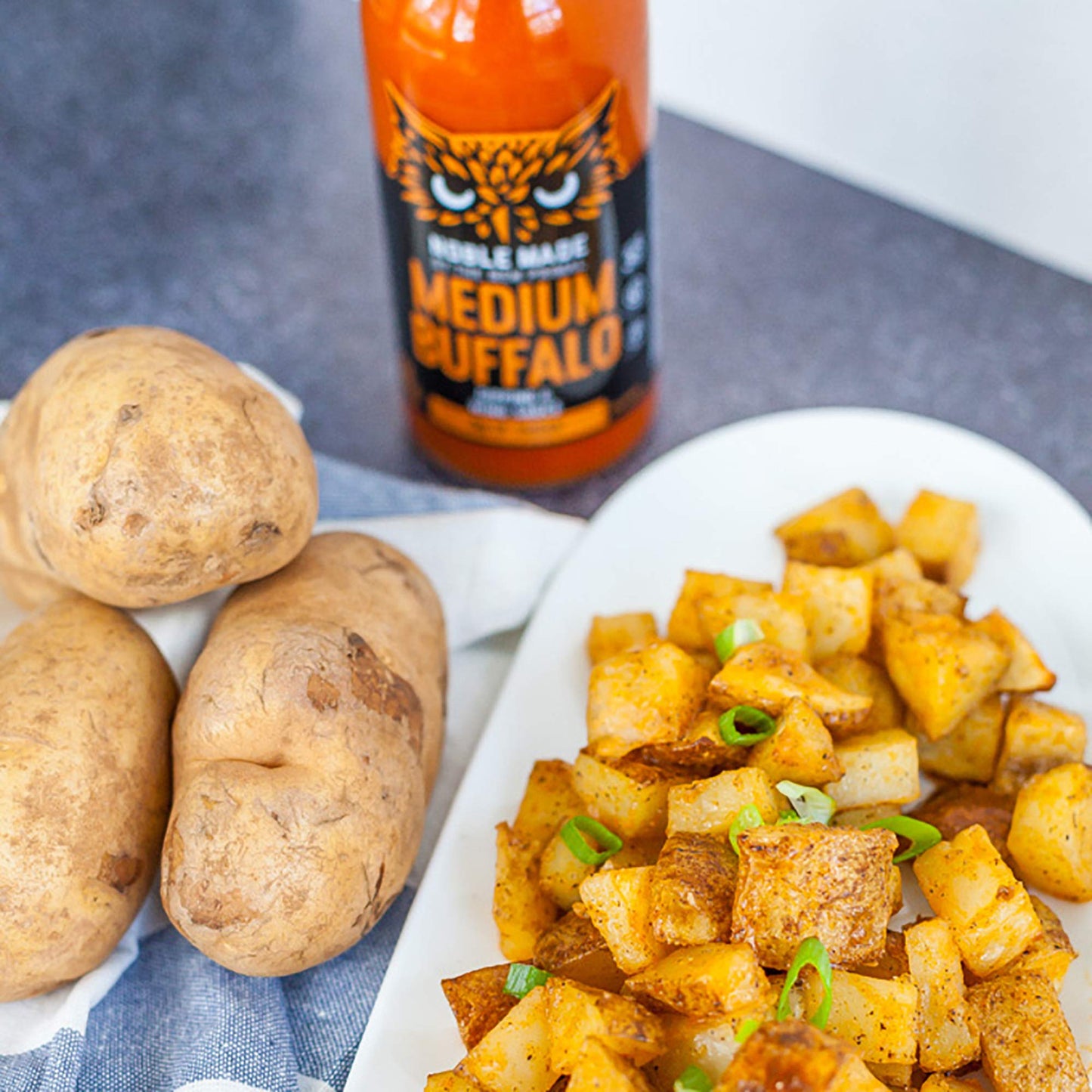 Noble Made Buffalo Dipping & Wing Sauce, Whole30 Approved, Paleo, Keto, Vegan, Gluten And Dairy Free, Zero Sugar And Soy Free, L