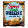 Libby's Crispy Sauerkraut | Classic Barrel Aged Tangy-Sour Taste | Crunchy | Translucent Golden Color | Shredded White Cabbage, 