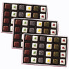3 Holiday Gift Boxes - The Swiss Colony Christmas Petits Fours - Assorted Chocolate and Swiss Creme Gourmet Mini Layer Cakes Hol