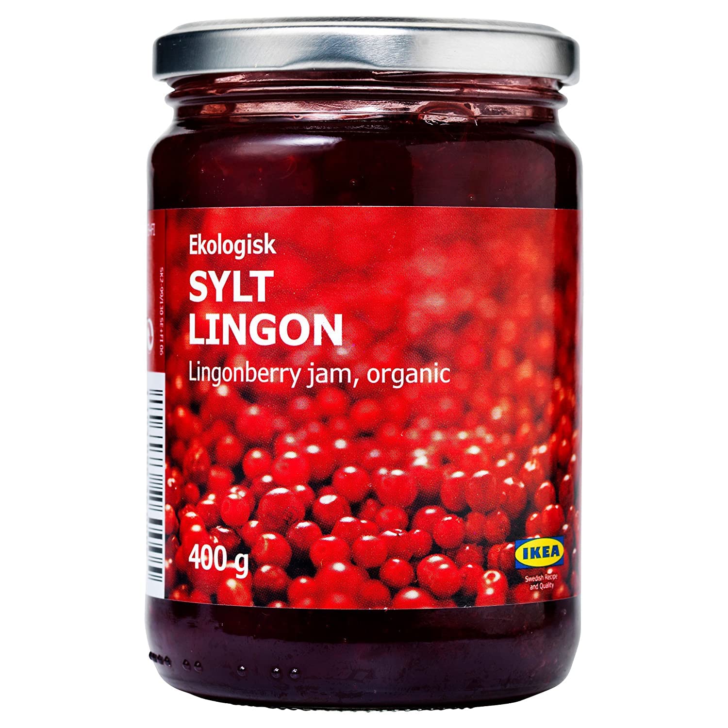Sylt Lingon, Lingonberry Preserves, Ikea Food, 14.1 Oz Jar - Super Fruit