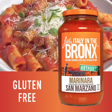 Little Italy in the Bronx Marinara Sauce - Pasta Sauce, Spaghetti Sauce, Tomato Sauces, Italian Low Carb Pasta & Pizza Sauce, No