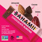 Bahamii Snack Bars, Healthy Vegan Snacks, Gluten Free, 12 Pack, Made with Dates & Nuts, No Added Sugar, Good Source of Fiber