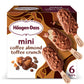 Haagen-Dazs Snack Size Ice Cream Bars,6 Count (Frozen), Coffee Almond Crunch,