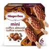 Haagen-Dazs Snack Size Ice Cream Bars,6 Count (Frozen), Coffee Almond Crunch,