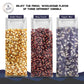 Birthday Gift Basket Movie Night Popcorn Birthday Box Food Gifts Birthday Care Package, 10 Piece Set, 5 Gourmet Popcorn Kernels
