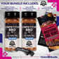 Pit Boss BBQ All Purpose Seasoning Spice & Rub Bundle, 2 Pack, 12.6 oz Total