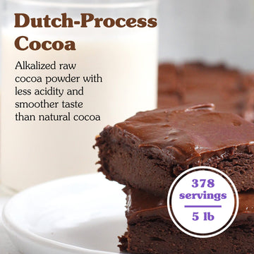 Nunaturals Organic Cocoa Powder, Premium Dutch-Process For Drinking And Baking