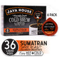 Java House Cold Brew Coffee, Dark Roast Coffee Concentrate Liquid Pods - 1.35 Fluid Ounces (6 Count Liquid Pods Per Box) Enjoy H