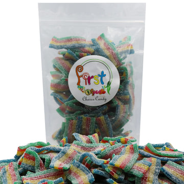 Variety Color Sour Gummy Belts (Mini Rainbow Bites, 3 Lb)
