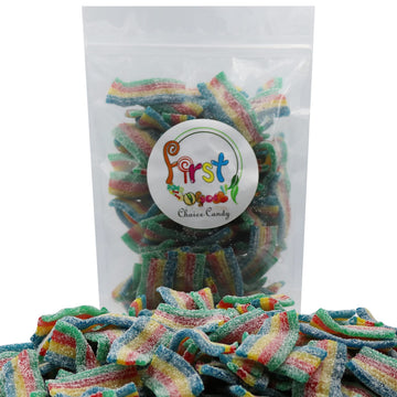 Variety Color Sour Gummy Belts (Mini Rainbow Bites, 2 LB)