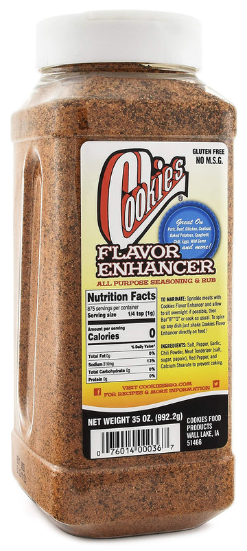 Cookies Food Products All Purpose Seasoning, Cookies Flavor Enhancer, 35 Ounce, Model 00635